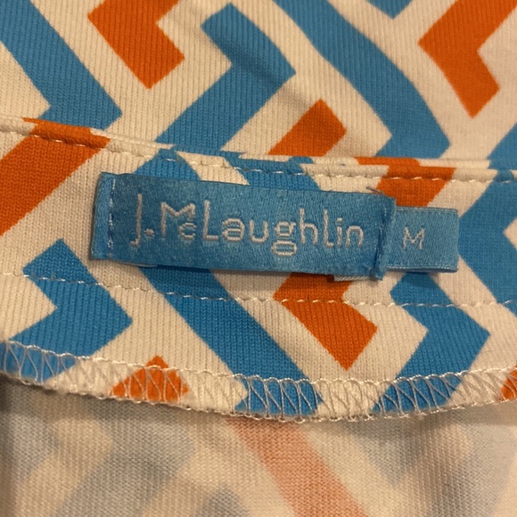 J. McLaughlin Emma Dress Geometric Print Size Medium - Picture 3 of 10